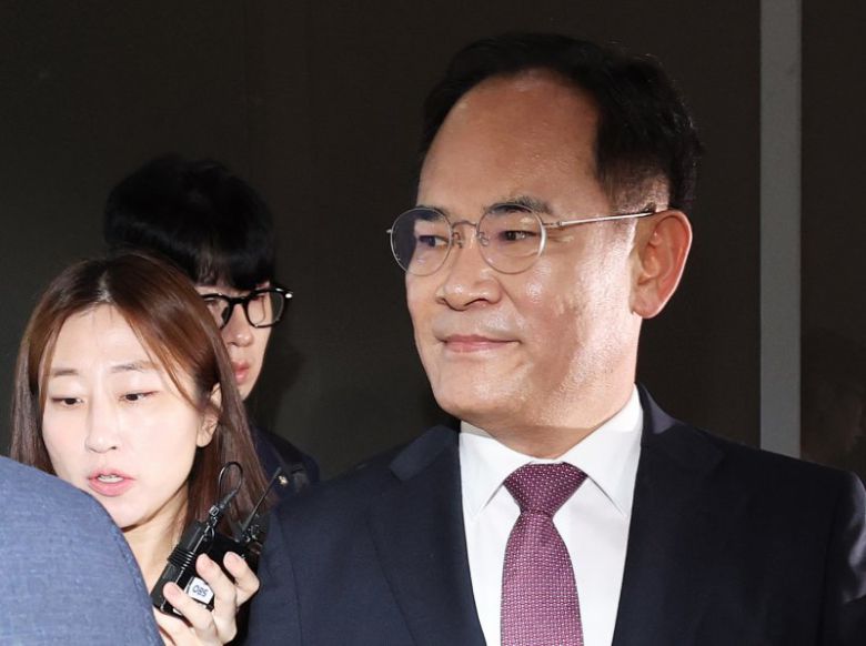 임종득 국민의힘 의원이 12일 오전 서울 서초구 채상병 특별검사팀(이명현 특검) 사무실에 피의자 신분으로 출석하고 있다./사진=뉴스1