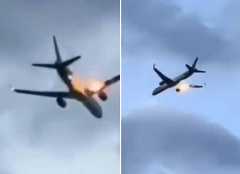 그리스에서 출발해 독일로 향하던 독일 저비용항공사 '콘도르 항공'의 보잉 757 여객기 DE3665편이 이륙 직후 엔진 문제가 생겨 약 1시간여 만에 이탈리아 남부 브린디시 공항에 비상 착륙했다./사진=엑스(X·옛 트위터) @Turbine Traveller, 머니투데이