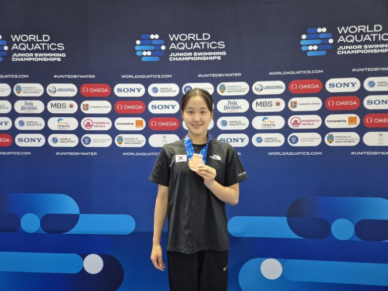 한국 수영의 기대주 문수아. 연합뉴스