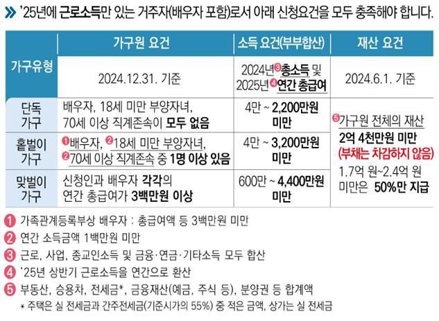 1가구에서 1명만 신청 가능.국세청 제공 /사진=파이낸셜뉴스 사진DB