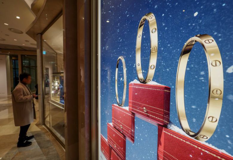 서울의 한 백화점 까르띠에 매장. 뉴시스