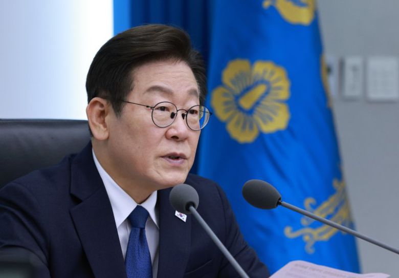 [서울=뉴시스] 고범준 기자 = 이재명 대통령이 4일 서울 용산 대통령실 청사에서 열린 제9차 수석·보좌관 회의에서 발언하고 있다. 2025.09.04. bjko@newsis.com /사진=뉴시스