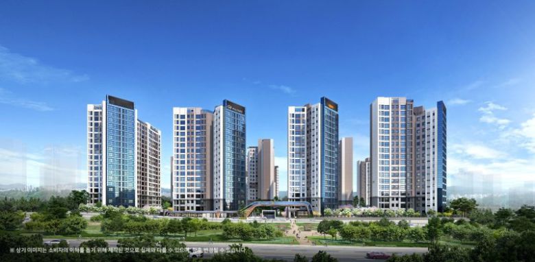 서울 송파구 '힐스테이트 e편한세상 문정' 투시도. 현대엔지니어링 제공