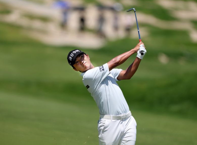 한국프로골프(KPGA) 투어 군산CC 오픈에서 우승한 옥태훈. KPGA 제공