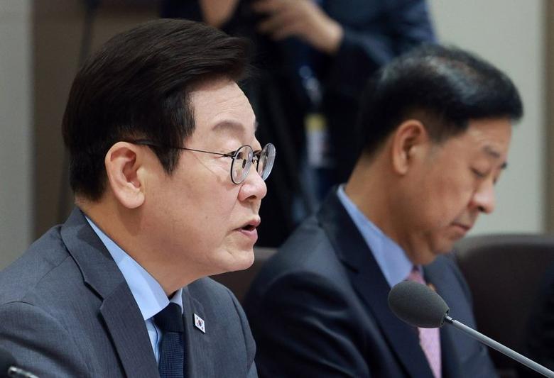 이재명 대통령이 9일 서울 용산 대통령실 청사에서 열린 국무회의에서 발언하고 있다. 연합뉴스