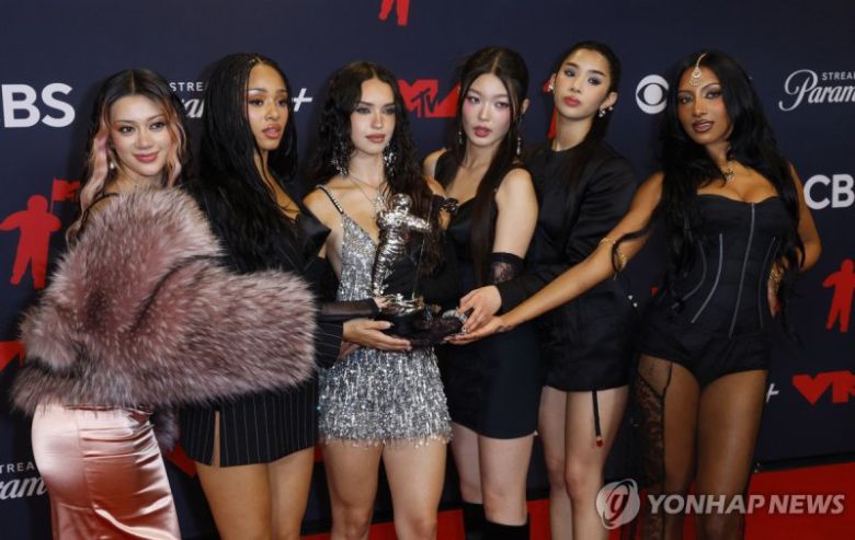 MTV VMA 참석한 캣츠아이. 연합뉴스