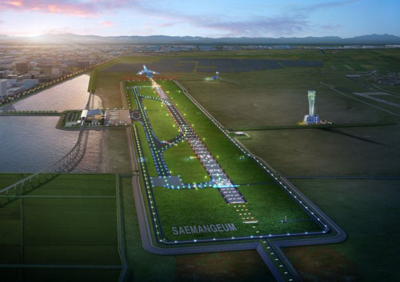 새만금국제공항 조감도. 전북도 제공