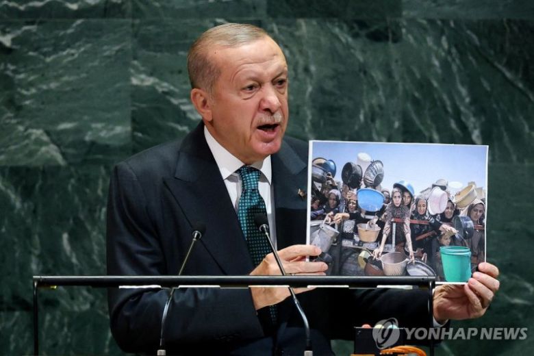 레제프 타이이프 에르도안 튀르키예 대통령.연합뉴스