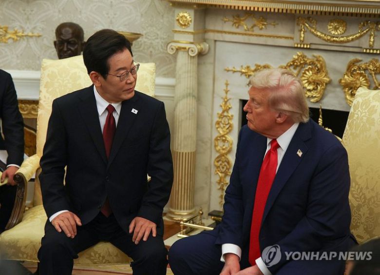 이재명 대통령(왼쪽)과 도널드 트럼프 미국 대통령.연합뉴스