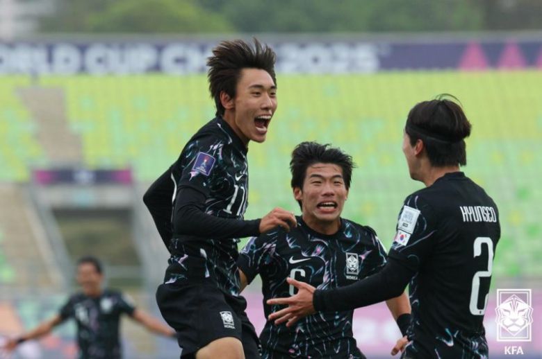 한국 20세 이하(U-20) 축구대표팀의 김현민.대한축구협회 제공