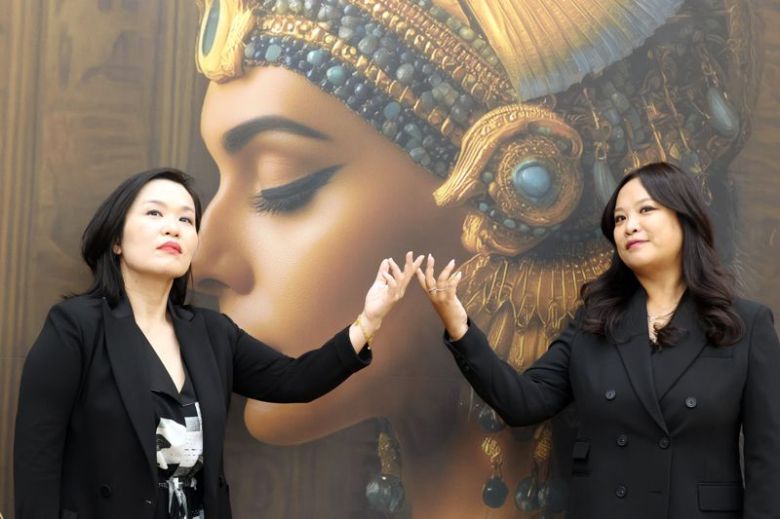 오페라 아이다 여주인공 임세경(왼쪽), 조선형. 사진=서동일 기자