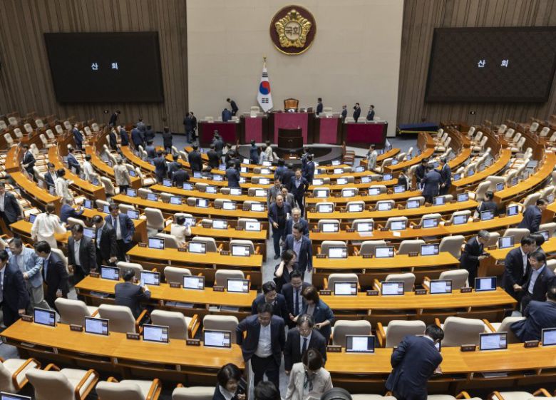 국회 본회의장. 연합뉴스