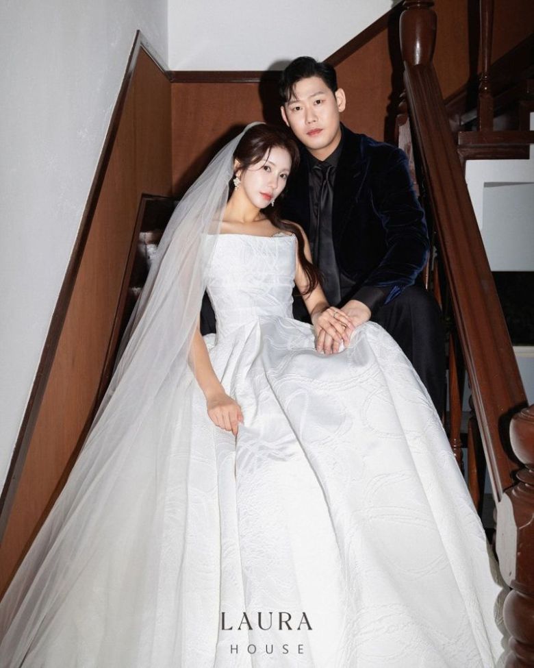 프로야구 한화 이글스의 내야수 하주석이 치어리더 김연정과 결혼식을 올린다. 인스타그램 캡처