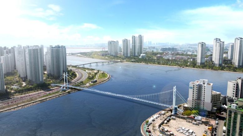 시흥 배곧~월곶 경관 육교(보도교) 조감도. 시흥시 제공