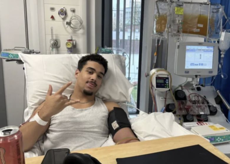 챗GPT를 통해 희귀질환 진단을 받고 치료 중인 칼란 일스. /사진=더선 캡처