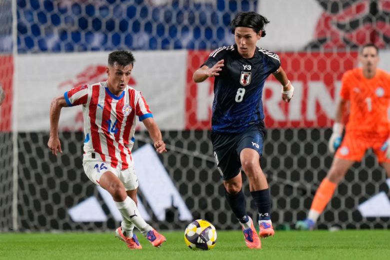 일본 축구대표팀 공격수 미나미노.뉴시스