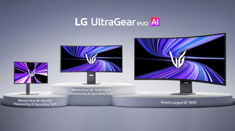 LG전자가 모니터 자체에 AI 솔루션을 탑재한 프리미엄 게이밍 모니터 'LG 울트라기어 에보' 라인업을 선보였다. LG전자 제공