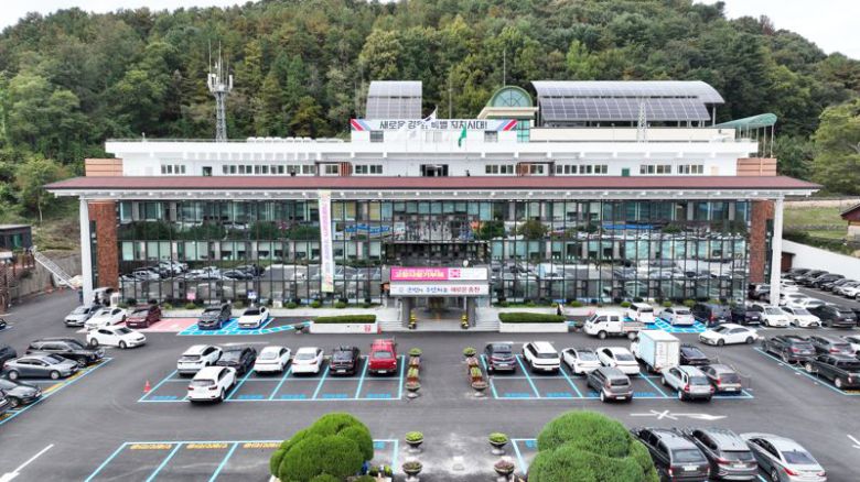 홍천군청 전경. 홍천군 제공