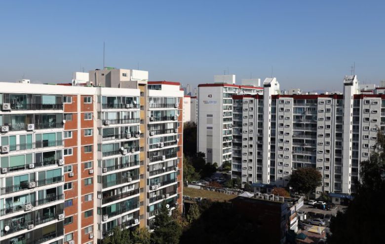 압구정 아파트 전경. 뉴시스