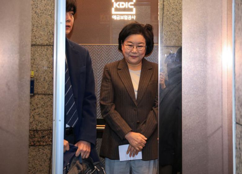 이혜훈 초대 기획예산처 장관 후보자가 29일 서울 중구 예금보험공사 사무실로 첫 출근을 하면서 취재진에게 소감을 밝히고 있다. 사진=서동일 기자