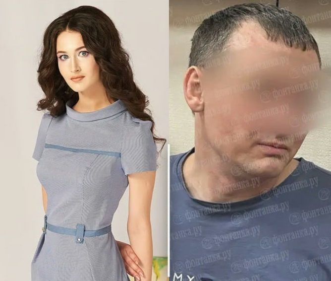 전남편(오른쪽)에게 살해된 러시아 국적 항공 승무원 아나스타시아(왼쪽). 뉴욕포스트