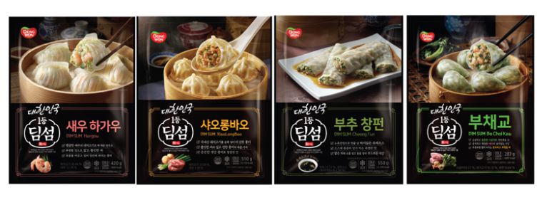 동원F&B에서 판매하는 딤섬 4종 이미지. 동원F&B 제공