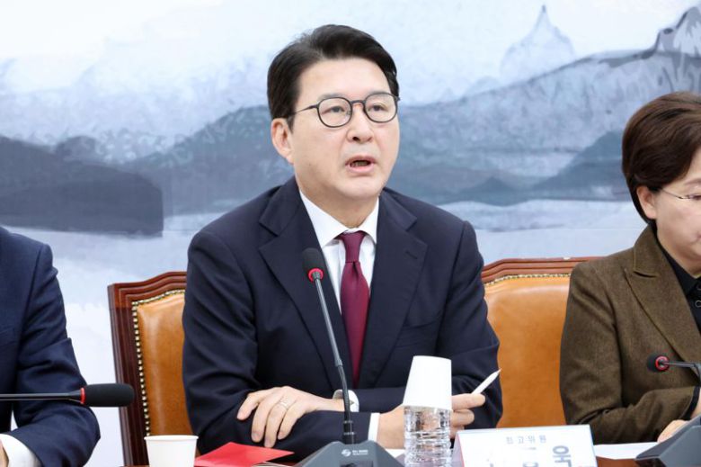 국민의힘 신동욱 수석최고위원이 5일 국회에서 열린 최고위원회의에서 모두발언을 하고 있다. 사진=박범준 기자