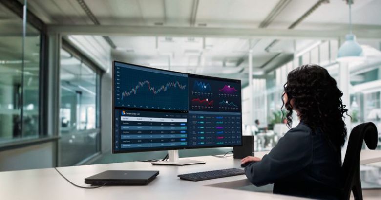 델 테크놀로지스 델 울트라샤프 52 썬더볼트 허브 모니터'. 델 테크놀로지스 제공