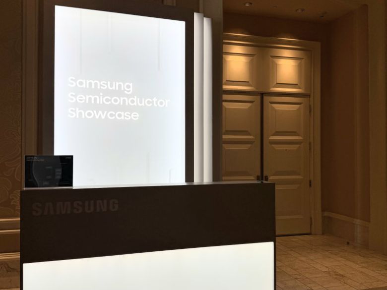 삼성전자 디바이스솔루션(DS) 프라이빗 부스 전경. 사진=임수빈 기자