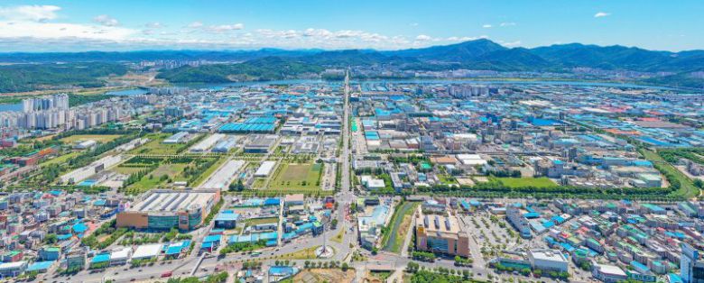 삼성SDS가 AI데이터센터 구축을 추진중인 구미1공단 전경. 뉴시스