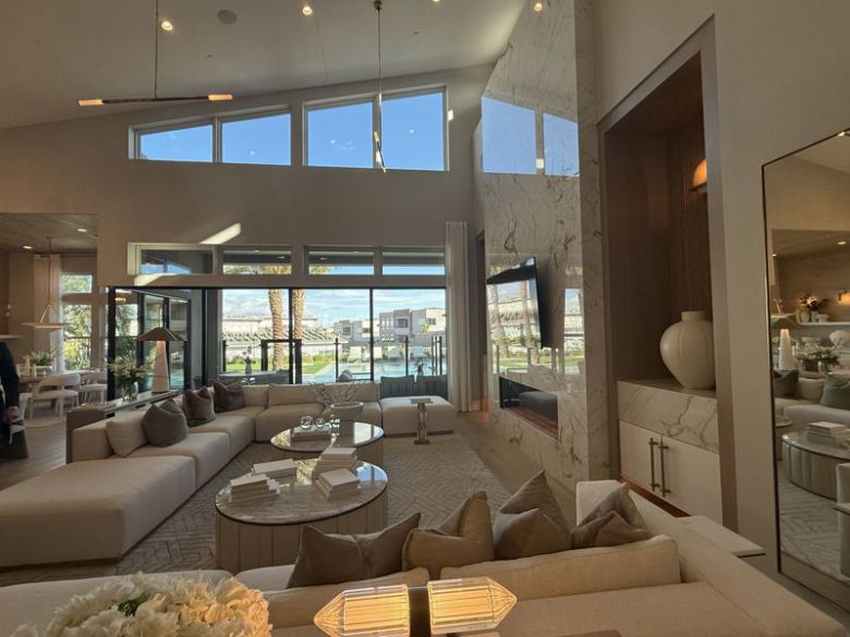 미국 라스베이거스 고급 주거 단지 '스프링 밸리'에 위치한 LG전자 프리미엄 빌트인 가전 브랜드 ‘SKS’의 모델하우스 내부 전경. 사진=임수빈 기자