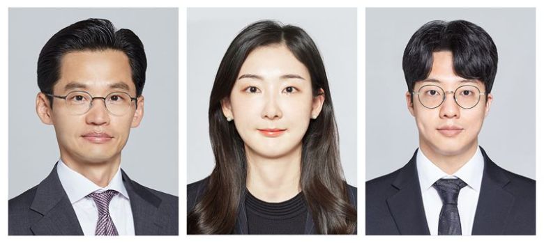 (왼쪽부터) 정기창 외국변호사, 김혜수 변호사, 권영호 변호사. 사진=광장 제공