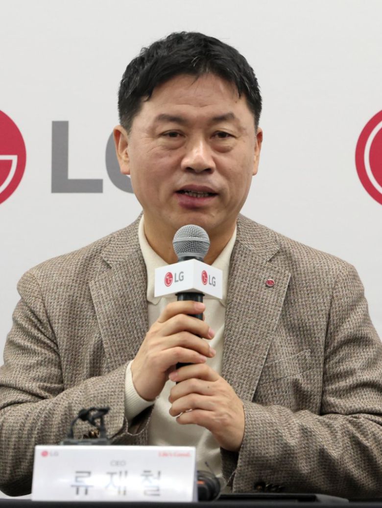 류재철 LG전자 대표(사장)가 지난 7일(현지시간) 미국 네바다주 라스베이거스 컨벤션센터(LVCC)에서 열린 'CES2026 LG전자 기자간담회'에서 인사말을 하고 있다. LG전자 제공