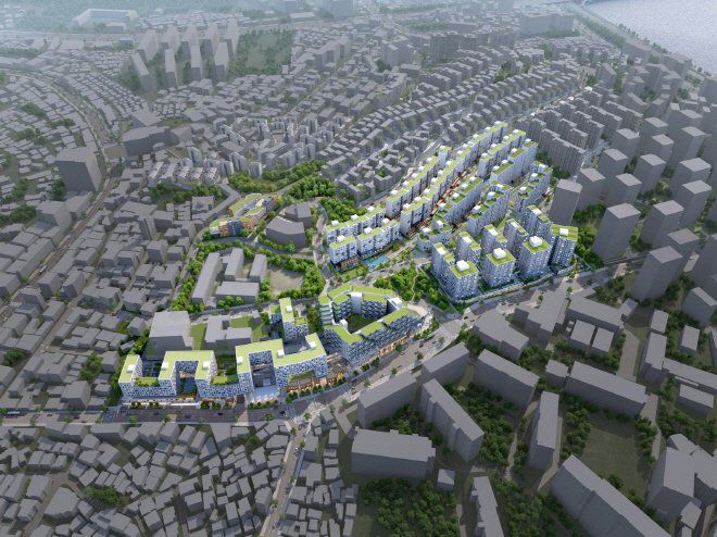 한남2구역 조감도. 용산구 제공