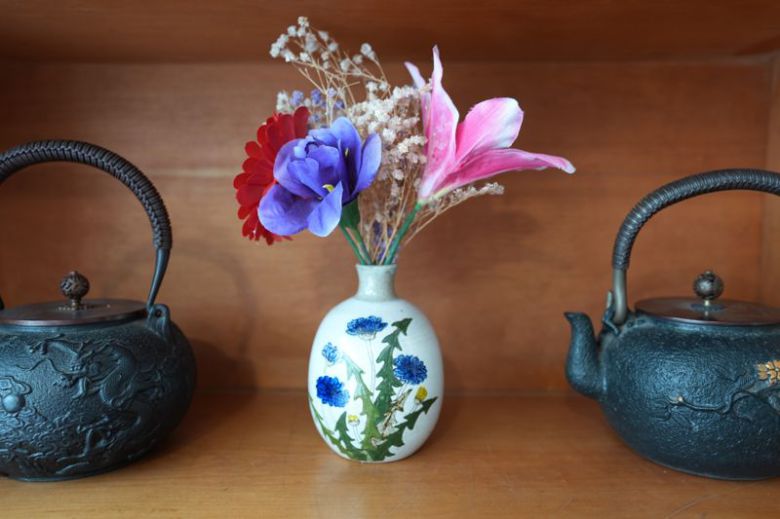 소니 A7M5·광각 렌즈로 화병을 촬영한 모습. 사진=최혜림 기자