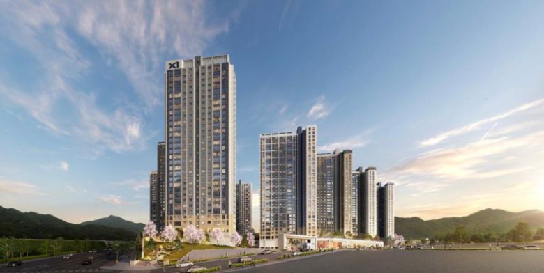 북오산자이 리버블시티 투시도 GS건설 제공