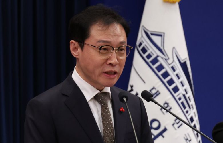 이규연 홍보소통수석. 연합뉴스