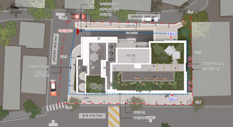 양재시장 배치도. 서울시 제공