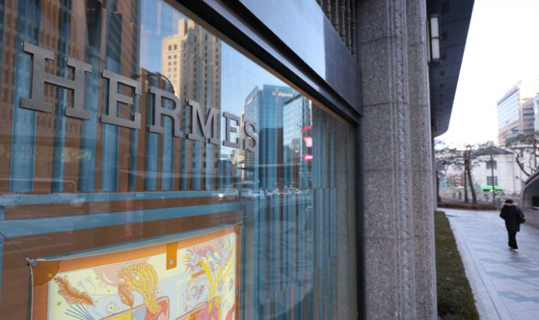 서울 시내 한 에르메스 매장 모습. /사진=뉴시스