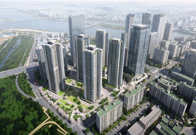 여의도 광장아파트 28 재건축 정비사업 조감도 예시안. 영등포구 제공