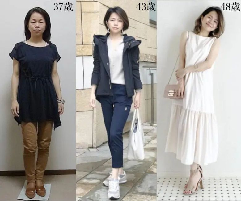 사쿠라다 코즈에가 자신의 블로그에 공개한 외모 변화 과정. 그는 꾸준히 전신을 셀카로 찍어 자신의 모습을 분석하고 개선해나갔다고 밝혔다. /사진=사쿠라다 코즈에 블로그 갈무리