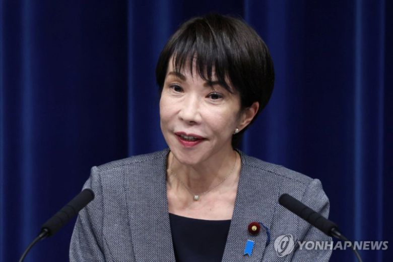 다카이치 사나에 일본 총리. 연합뉴스