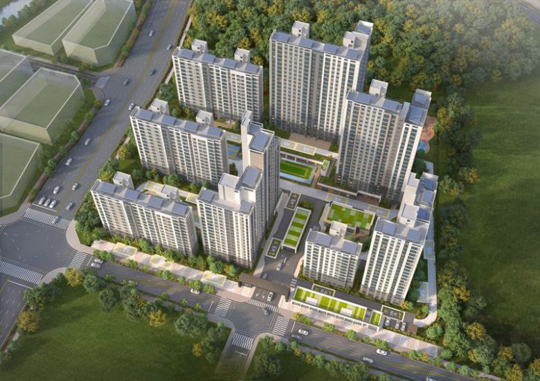 SGC E&C가 2025년 수주한 시흥거모 A-7BL 아파트 건설공사 5공구 조감도. SGC E&C 제공