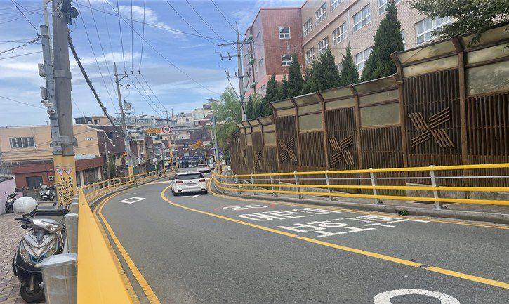 부산 동구 범일초등학교 인근 어린이보호구역. 부산시 제공