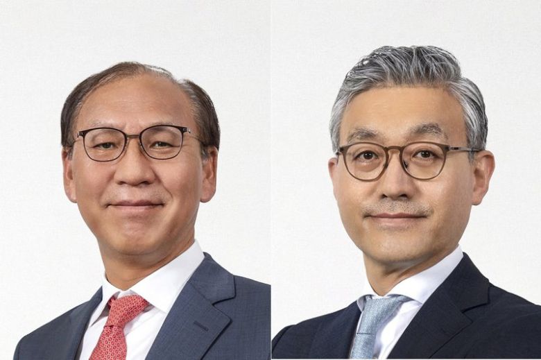 코람코자산운용 김태원(왼쪽부터), 윤장호 사장. 코람코자산운용 제공
