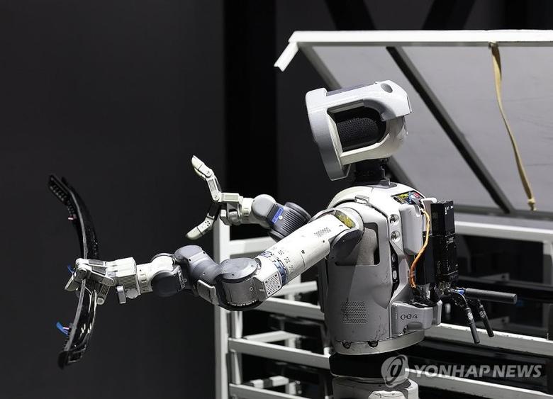 일하는 로봇 아틀라스. 연합뉴스.