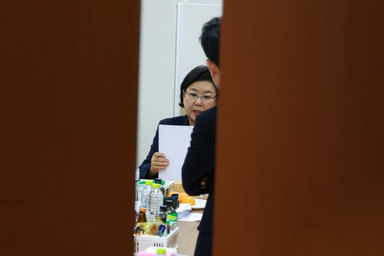 이혜훈 기획예산처 장관 후보자가 19일 서울 여의도 국회에서 대기하고 있다. 뉴시스