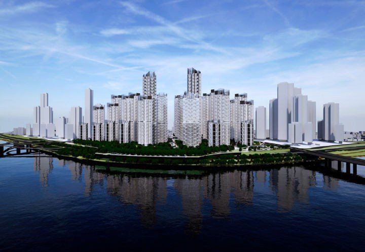 압구정3구역 재건축 투시도. 서울시 제공