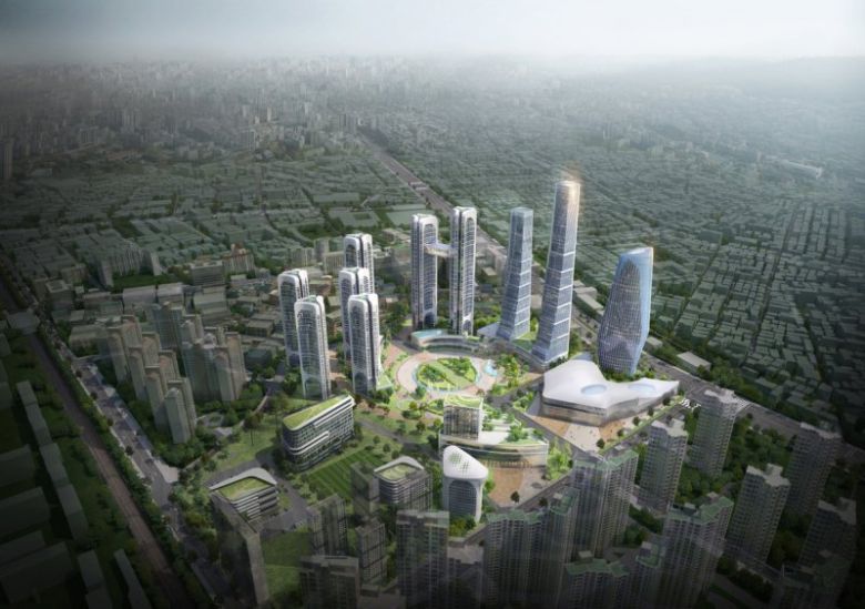 금천구 독산동 공군부대 부지 개발 조감도. 금천구 제공