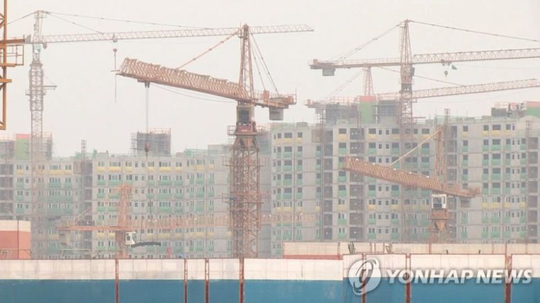 아파트 건설 현장(기사 본문 내용과는 무관). 연합뉴스